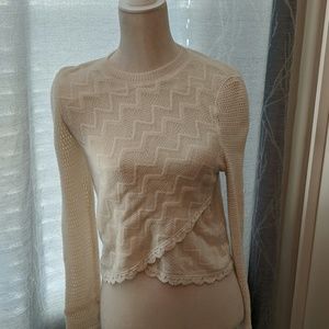Free People crop top sweater
